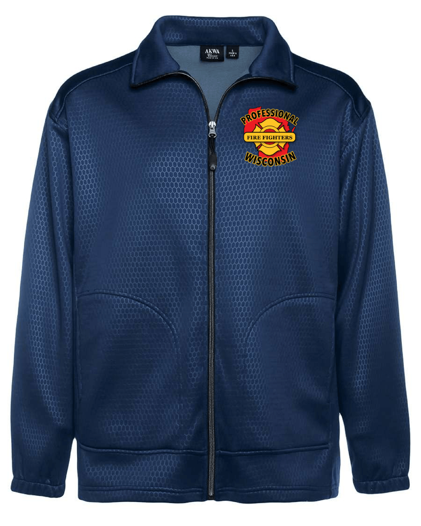 9677-SSE Men's Embossed Soft Shell Full Zip Jacket
