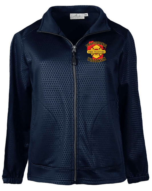 936-SSE Ladies' Embossed Soft Shell Full Zip Jacket